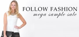 Sample sale follow fashion