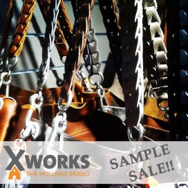 Sample sale XWorks leren tassen / riemen en accessoires