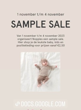 Noppies sample sale