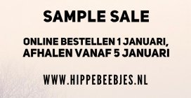 Online sample sale Hippebeebjes.nl