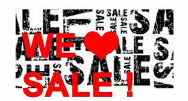 I love my sample sale leegverkoop