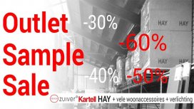 Outlet Sample SALE HAY, Kartell, Magis, Zuiver!