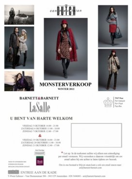 Dutch Connection monsterverkoop