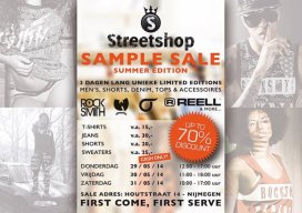 Streetshop Sample Sale 'Summer Edition'