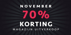 SWOB.store - Magazijnuitverkoop 2017 - tot 70% korting