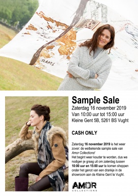 Amor Collections | Sample Sale Sjaals | Winter 2019