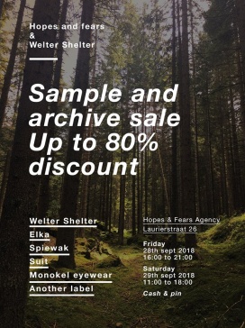 Hopes and Fears and Welter Shelter - Sample and archive sale