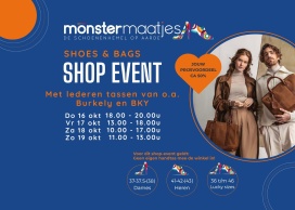 Monstermaatjes shoes & bags shop event!