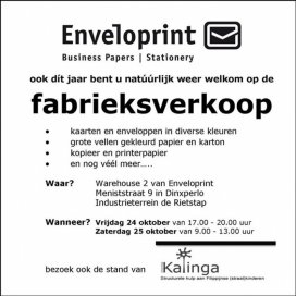 Fabrieksverkoop Enveloprint