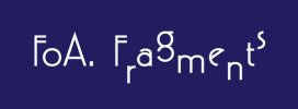 FoA. Fragments | Stock & Sample Sale