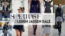 Pinc Leren jassen Sale M / V & SUPERTRASH