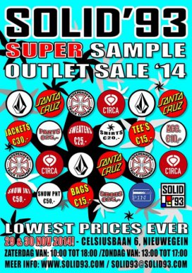 SLD'93 Super Sample Outlet Sale!