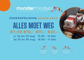 Zomeropruiming bij Monstermaatjes
