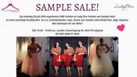Sample sale Bruidsmode voor de volslanke bruid