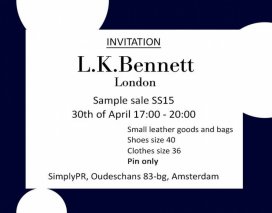 Sample Sale L.K.Bennett